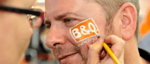 Face painter and children's entertainer for corporate events