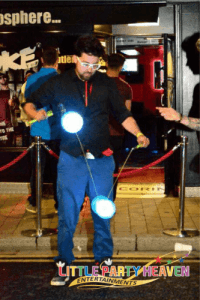 wedding fire entertainer