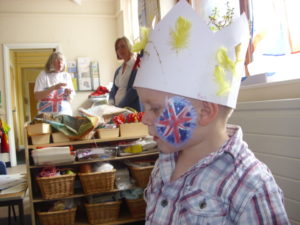 Union jack England flag face painting