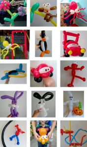 Balloon modelling photos for ideas.