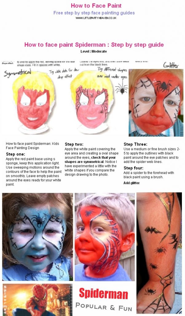 Boys Face Painting Ideas Videos Guides Tutorials How To Designs Kits