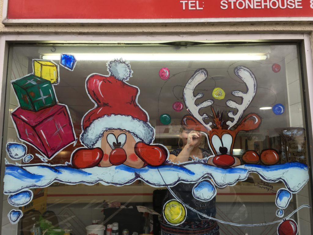 Christmas santa reindeer