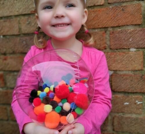 pom pom stuffed balloon balloon kids toy