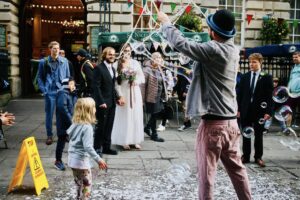 wedding bubbles bristol entertainer performer