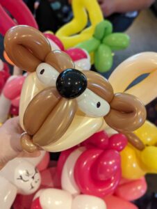 pug bull dog balloon modelling
