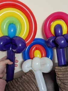 rainbow balloon model